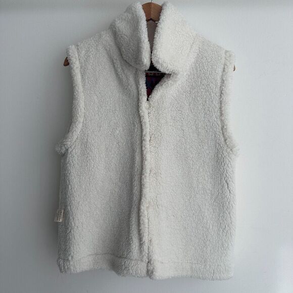 Johnny Was Vest Women Small Yuya Sherpa Alpaca Blend Aztec Boho Print Jacket NWT - Picture 9 of 15